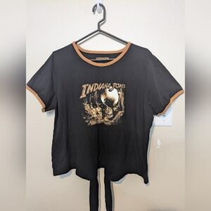 Her Universe Indiana Jones tie front t shirt